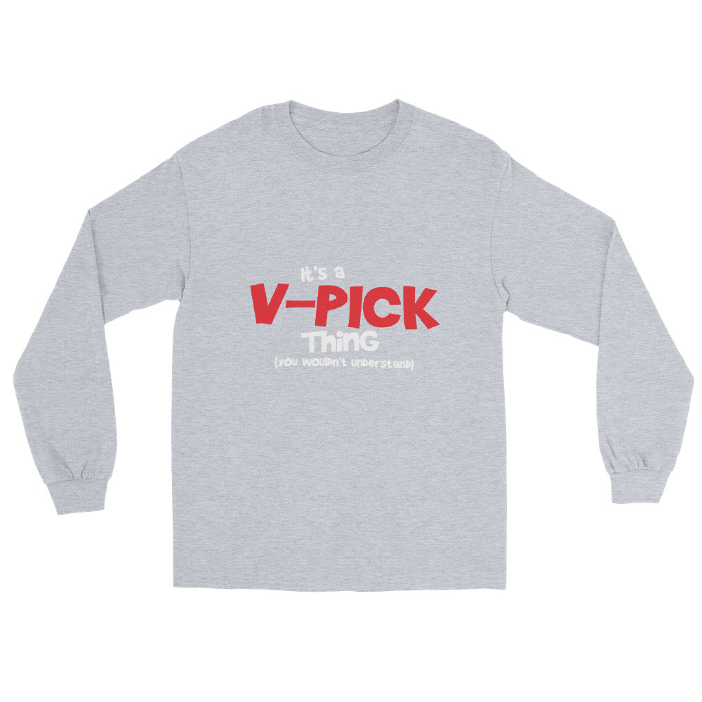 Men's Classic Long sleeve Tee V-Picks Thing